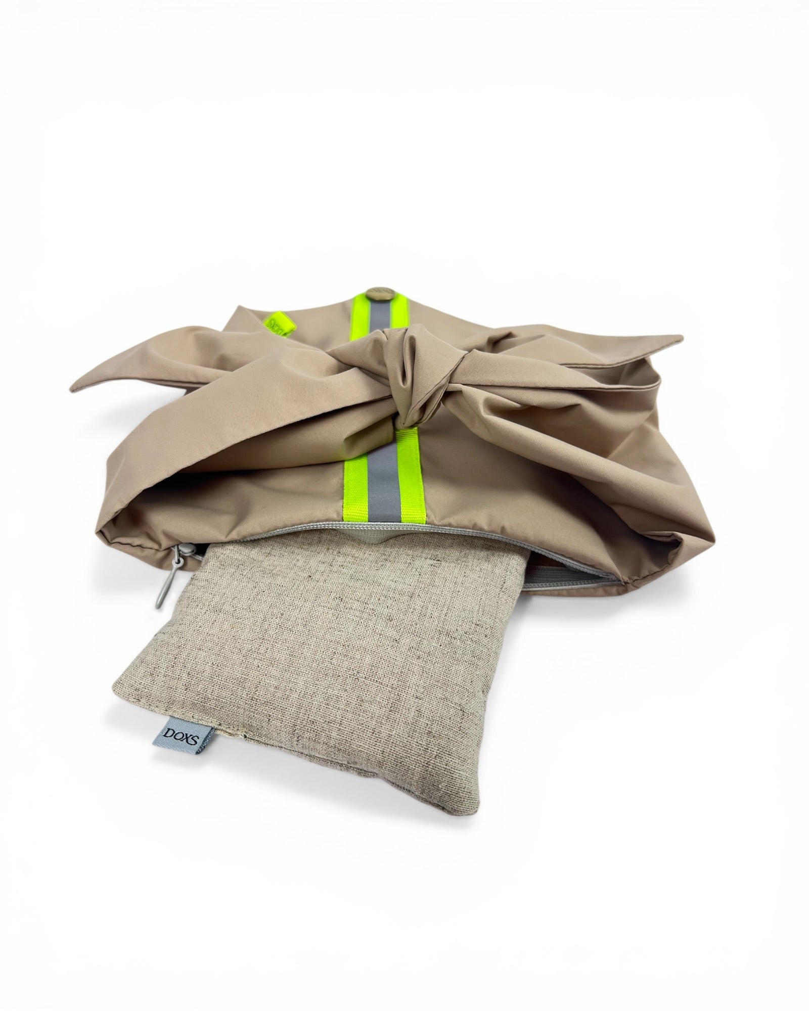 Halstuch mit reflektierendem Detail Beige